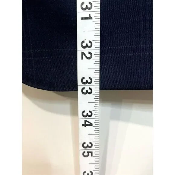 Ermenegildo Zegna Men's 52R Blue Wool Plaid Blazer Formal Designer Business - Picture 11 of 15